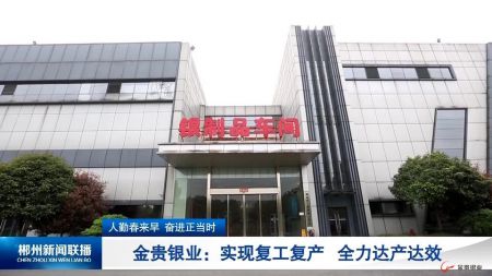 人勤春来早 奋进正当时： 金贵银业：实现复工复产 全力达产达效